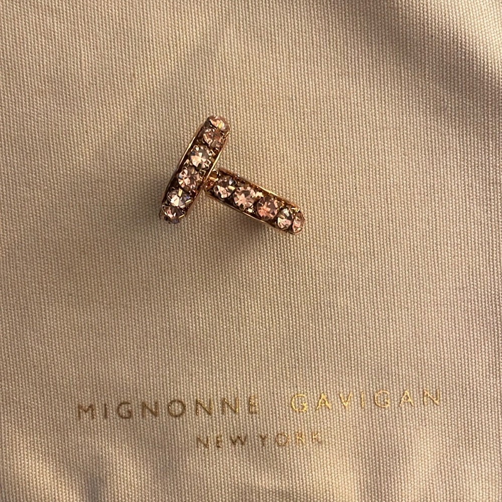 Mignonne gavigan Winnie rose gold hoops